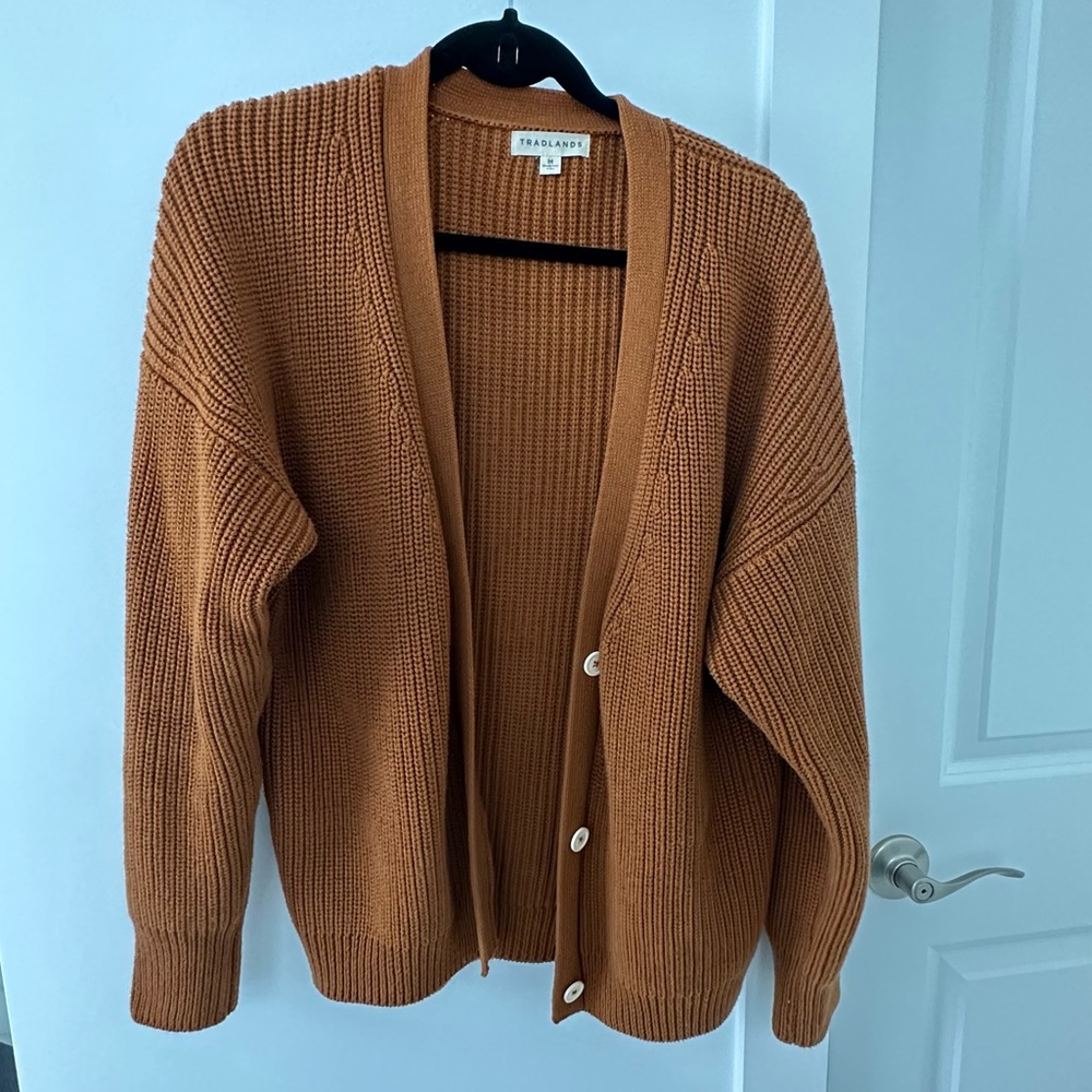 Tradlands Shelter Cardigan in Sienna Size Medium